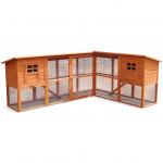 Hönshus med hönsgård | Lättstädat | Färdig byggsats | 2